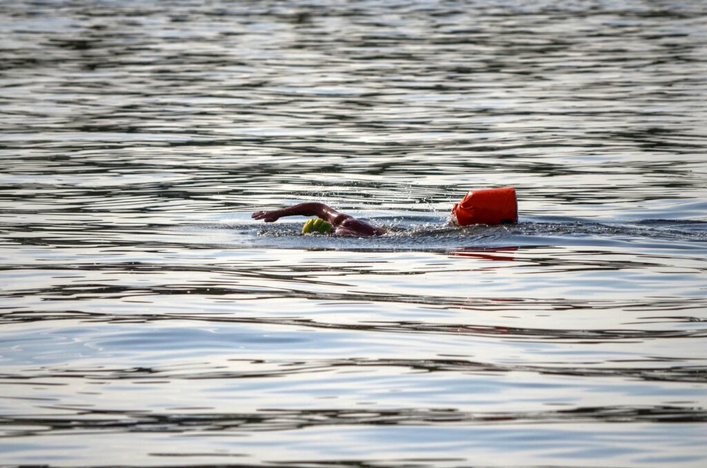 Open Water Swimmer on Dartmoor National Park